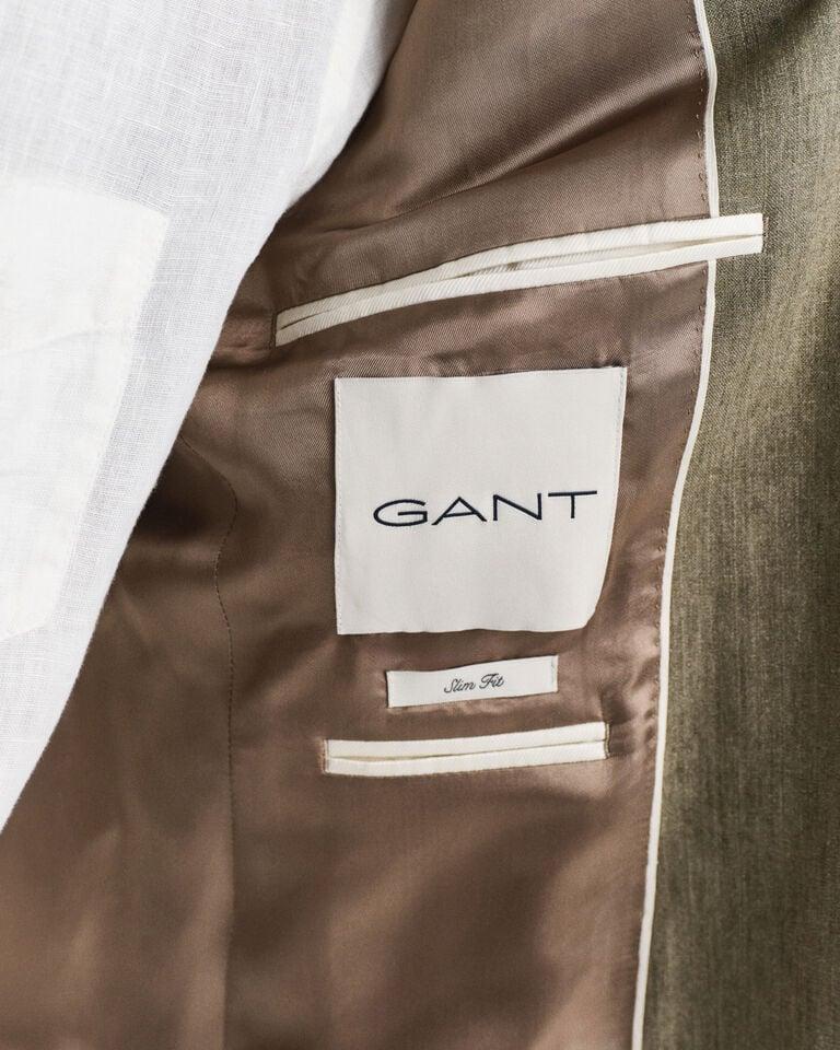 Gant Chaqueta de traje Slim Fit de algodón y lino Rebajas online