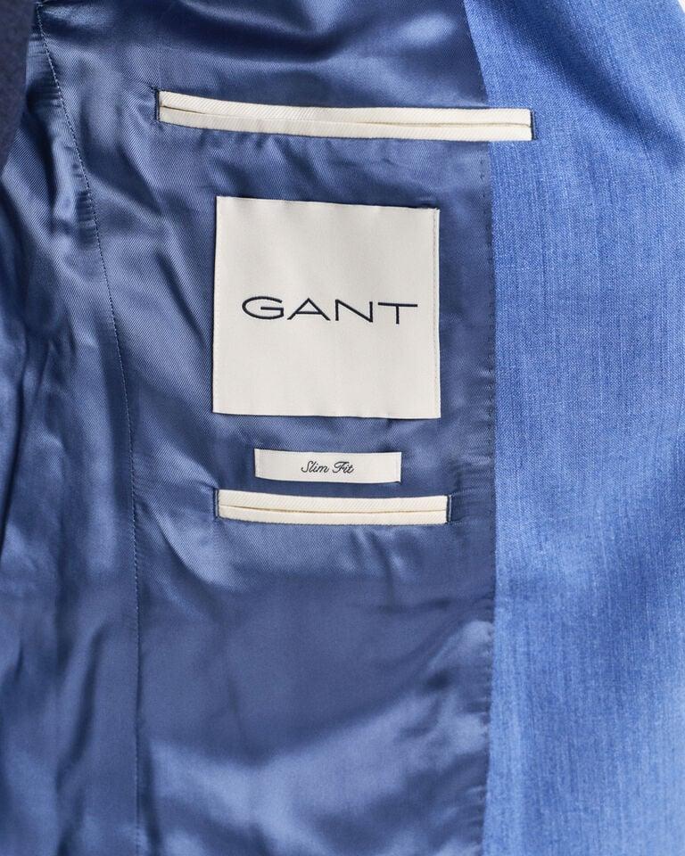 Gant Chaqueta de traje Slim Fit de algodón y lino Oferta especial