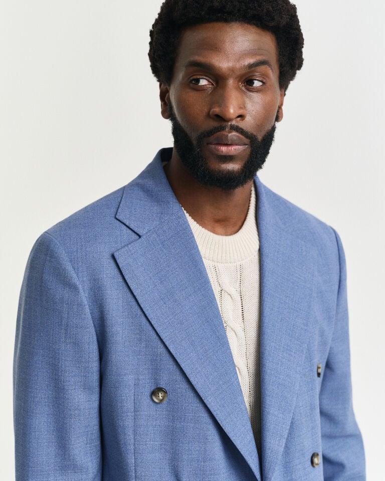 Gant Chaqueta de traje Regular Fit de lana mouliné ÚLTIMAS EDICIONES