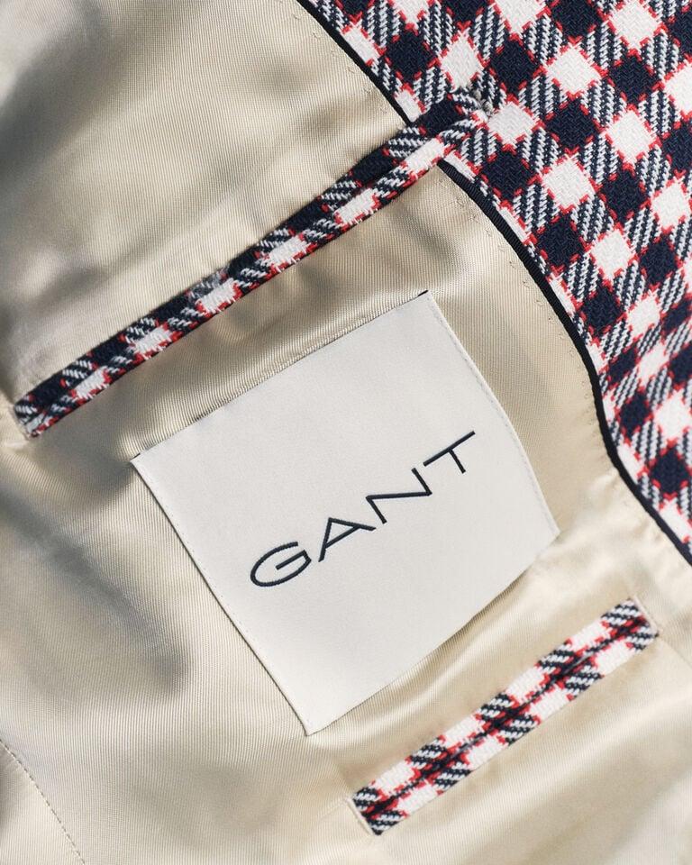 Gant Americana Regular Fit de mezcla de algodón a cuadros Último día