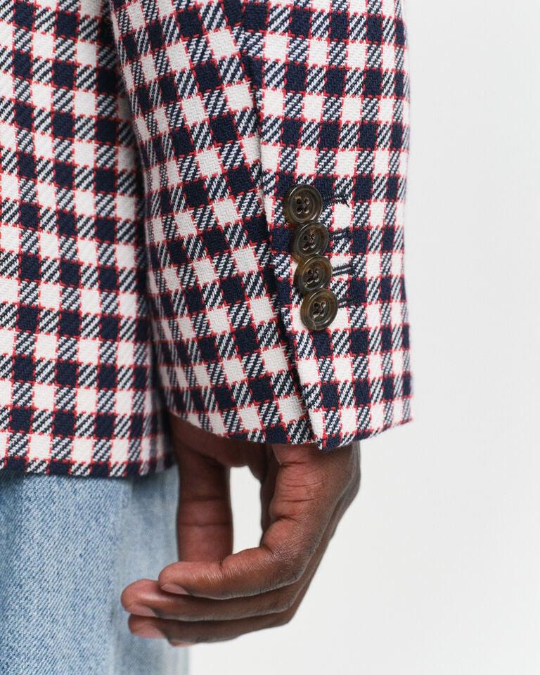 Gant Americana Regular Fit de mezcla de algodón a cuadros Último día