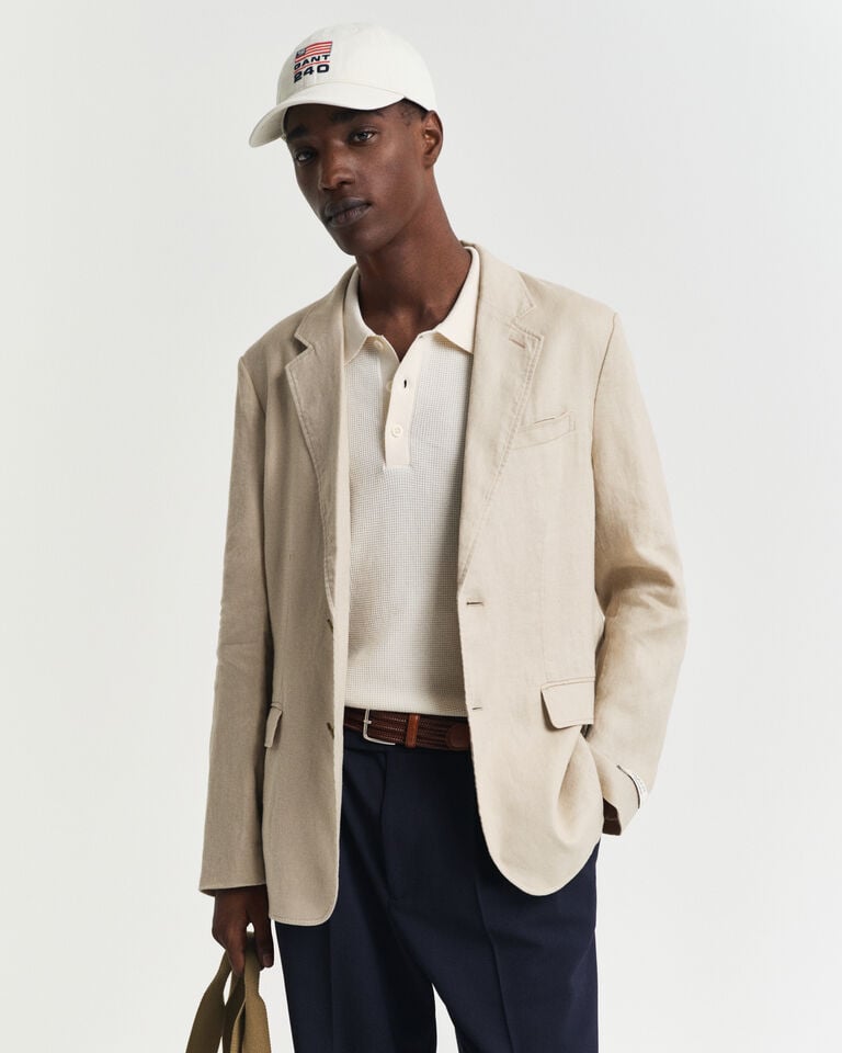 Gant Americana Regular Fit de lino Garment Dyed