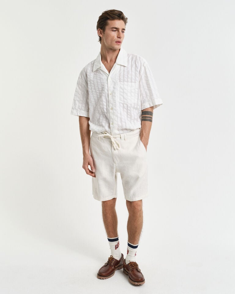 Gant Pantalones cortos Relaxed Fit de lino con cordón ajustable
