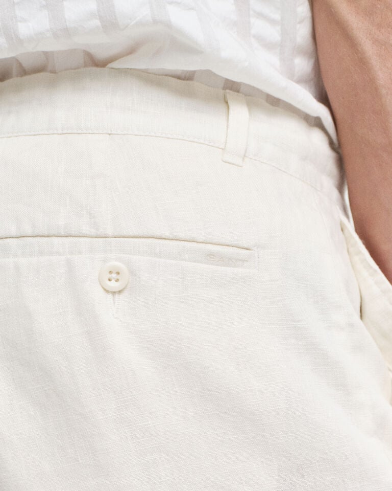 Gant Pantalones cortos Relaxed Fit de lino con cordón ajustable Outlet online