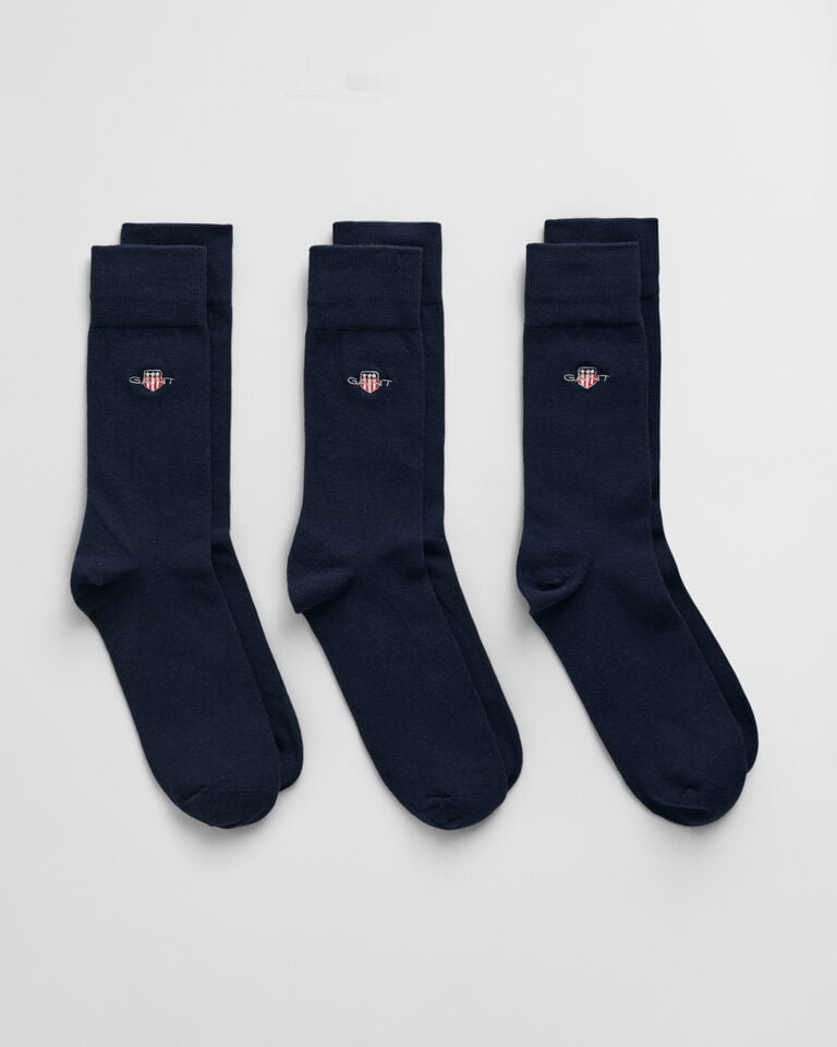 Gant Paquete de tres pares de calcetines Shield