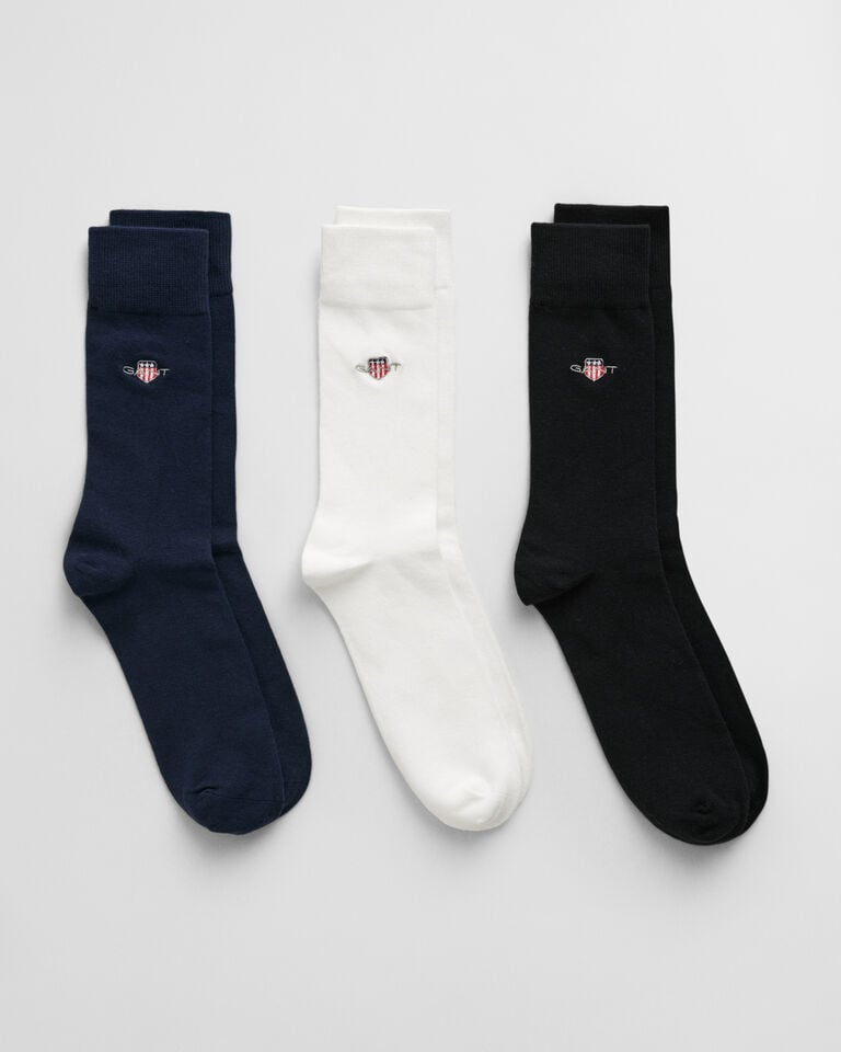 Gant Paquete de tres pares de calcetines Shield