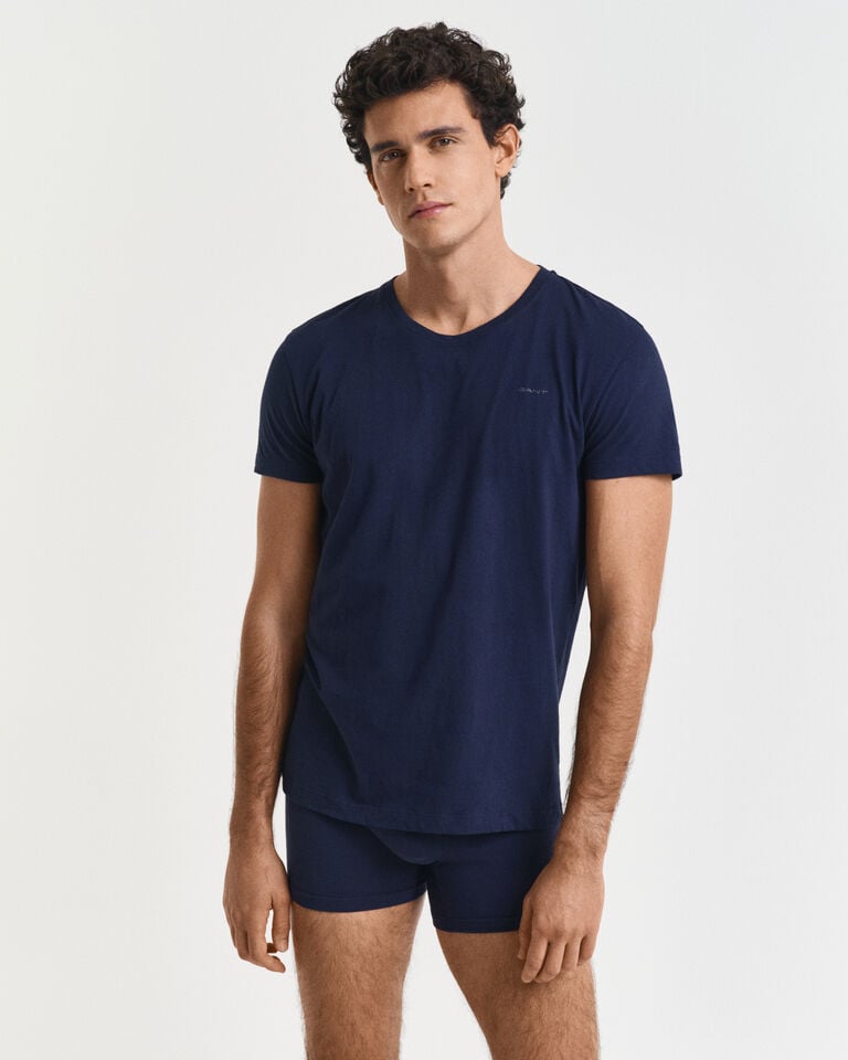 Gant Paquete de dos camisetas de cuello redondo Descuento