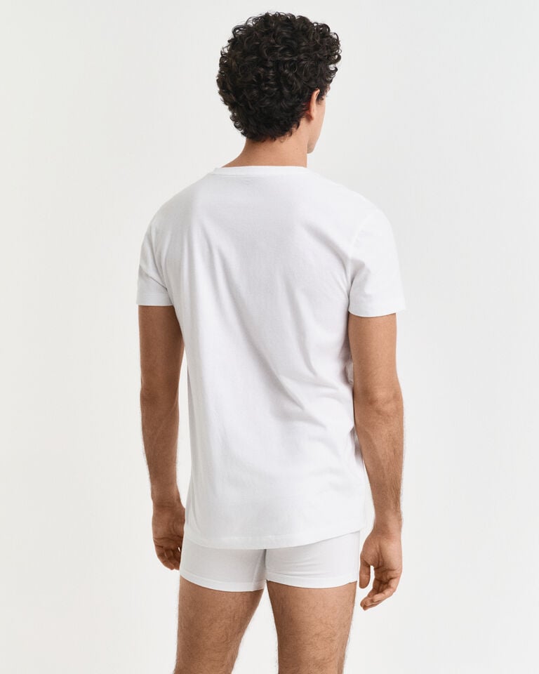 Gant Paquete de dos camisetas de cuello de pico Últimos 2 días