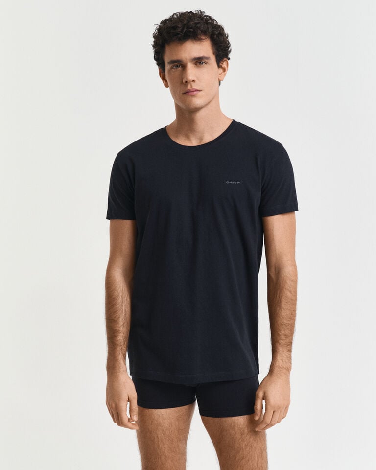 Gant Paquete de dos camisetas de cuello redondo Precio de fábrica