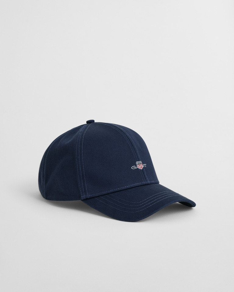Gant Gorra de sarga de algodón Shield con corona alta