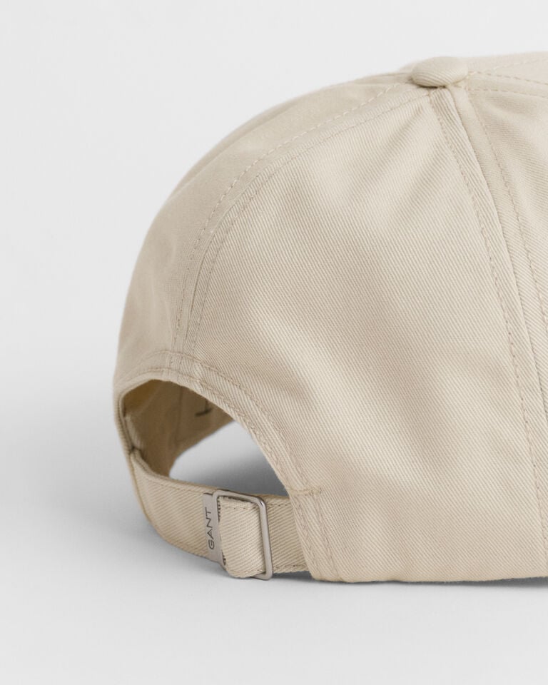 Gant Gorra de sarga de algodón Shield con corona alta Venta caliente