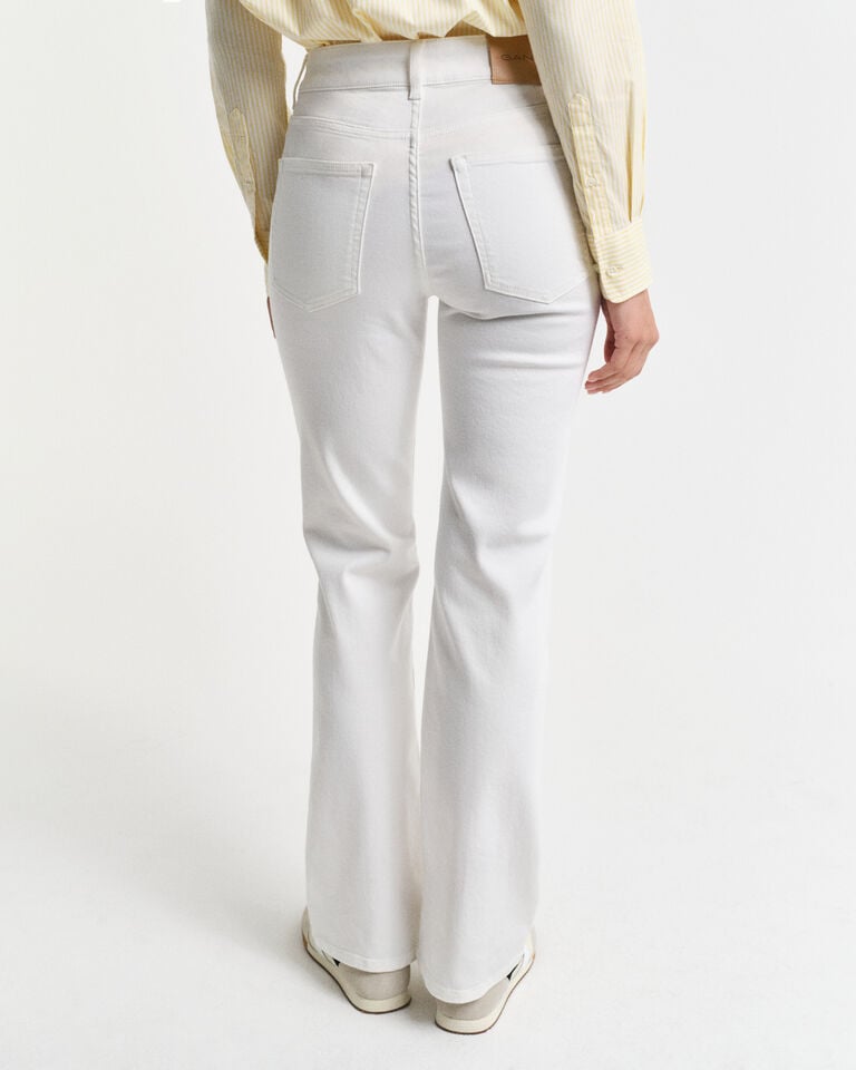 Gant Vaqueros Slim Fit blancos acampanados Últimos 2 días