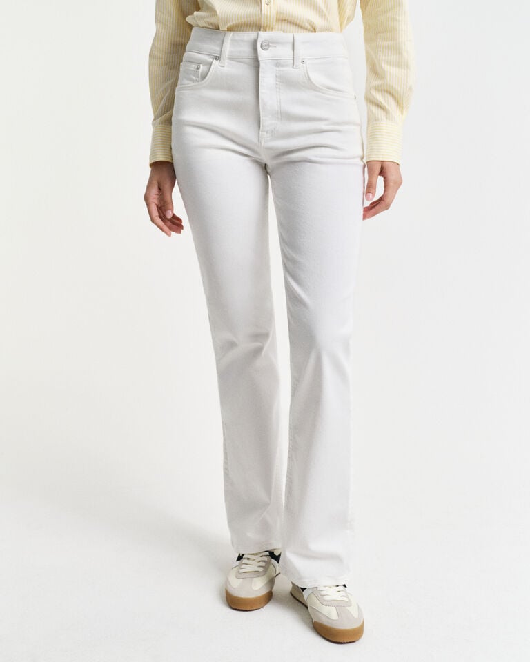 Gant Vaqueros Slim Fit blancos acampanados Últimos 2 días