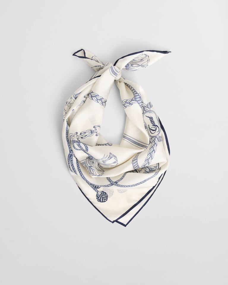 Gant Pañuelo de seda con estampado Sailing Promoción por tiempo limitado