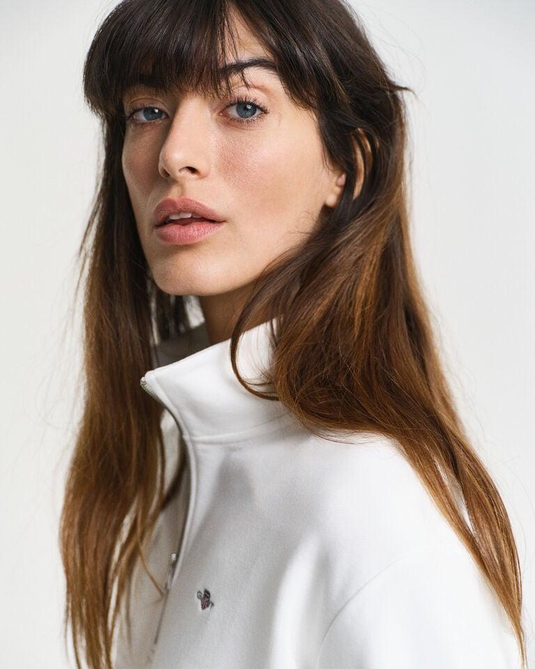 Gant Sudadera Shield con media cremallera Superdescuento