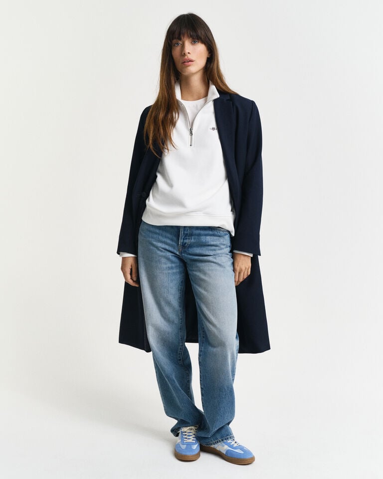 Gant Sudadera Shield con media cremallera Superdescuento