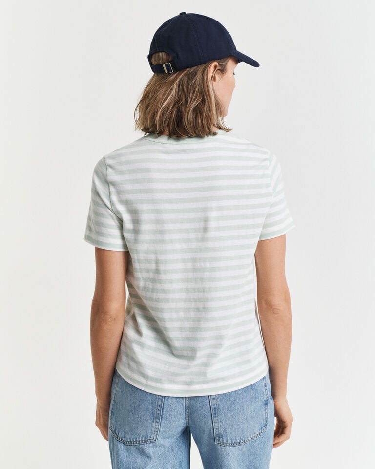 Gant Camiseta de rayas Shield Envío internacional gratuito