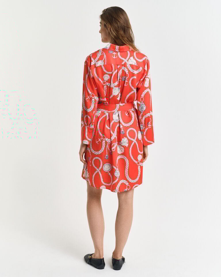 Gant Vestido camisero con estampado Sailing Tienda de fábrica