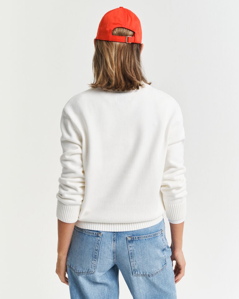 Gant Jersey Graphic de algodón con cuello redondo Precios de Black Friday