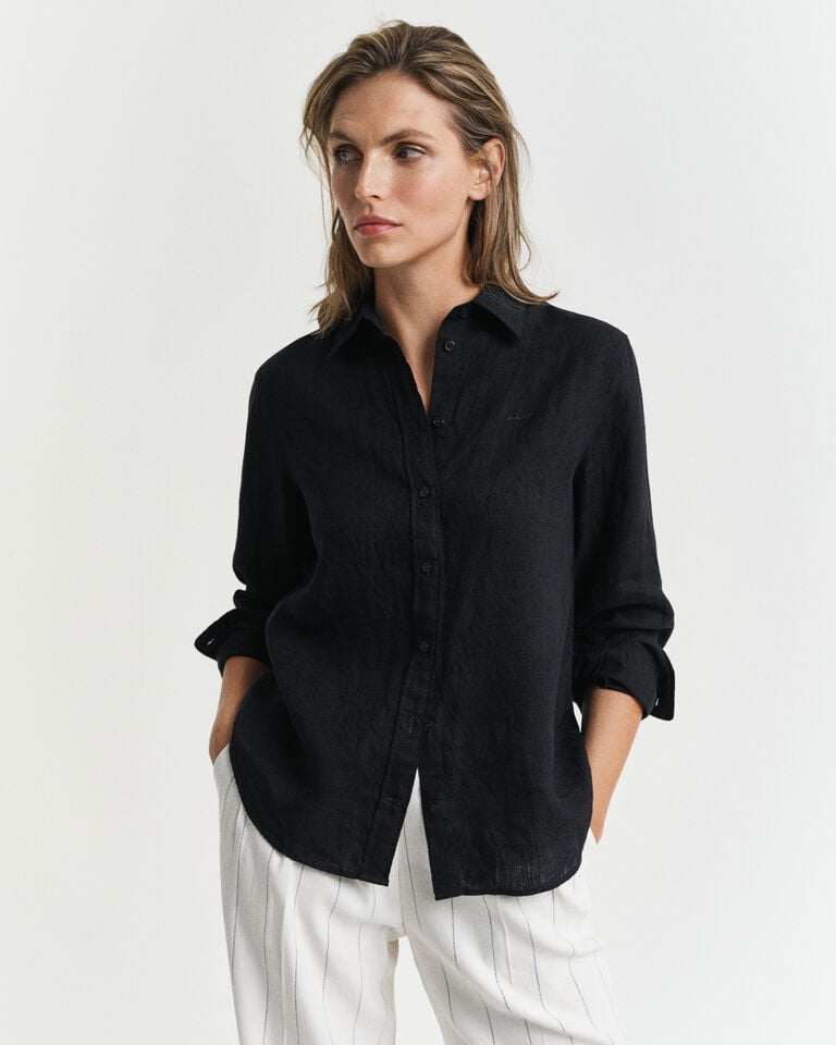 Gant Camisa Regular Fit de lino Descuento por venta flash