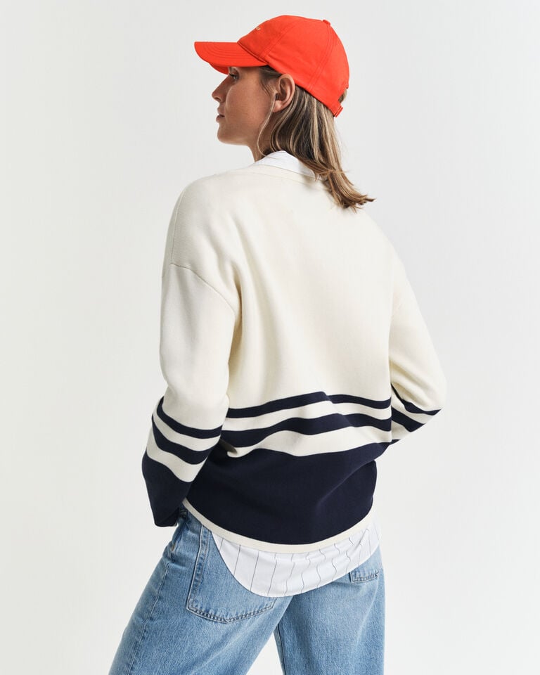 Gant Cárdigan con cuello de pico GANT Varsity Ofertas de temporada