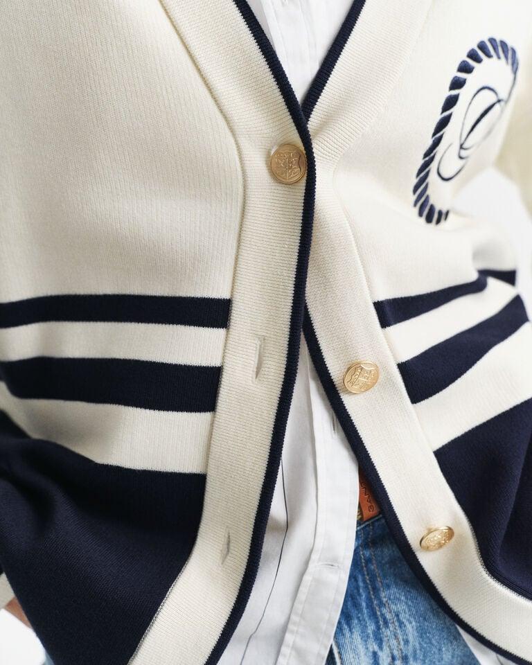 Gant Cárdigan con cuello de pico GANT Varsity Ofertas de temporada