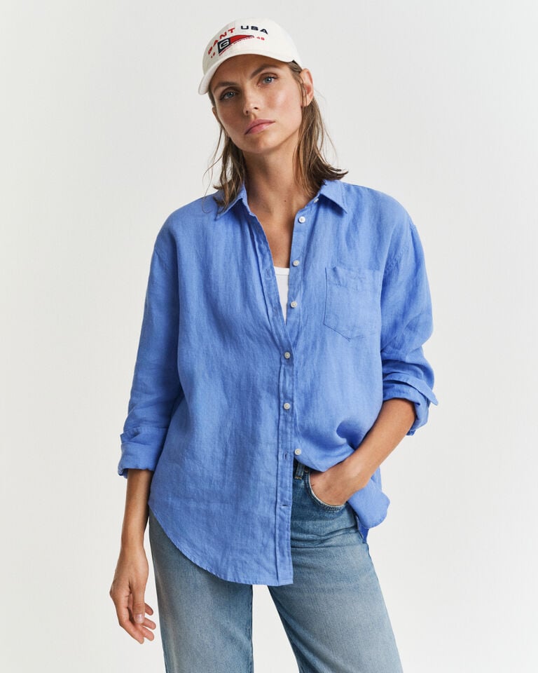 Gant Camisa Relaxed Fit de lino