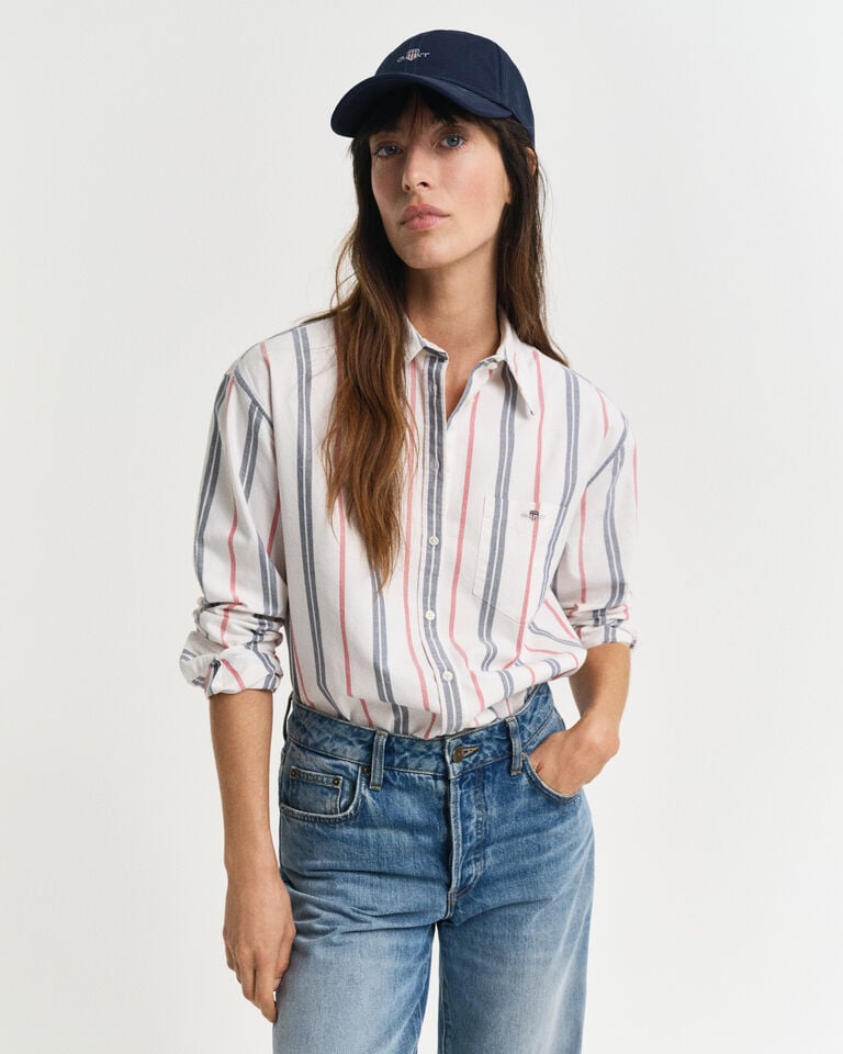 Gant Camisa Oxford Relaxed Fit a rayas Archive