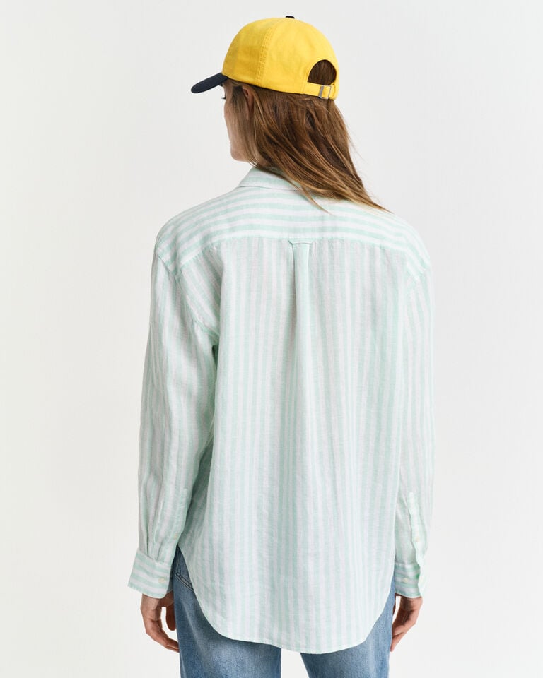 Gant Camisa Relaxed Fit de lino a rayas Rebajas de fin de temporada