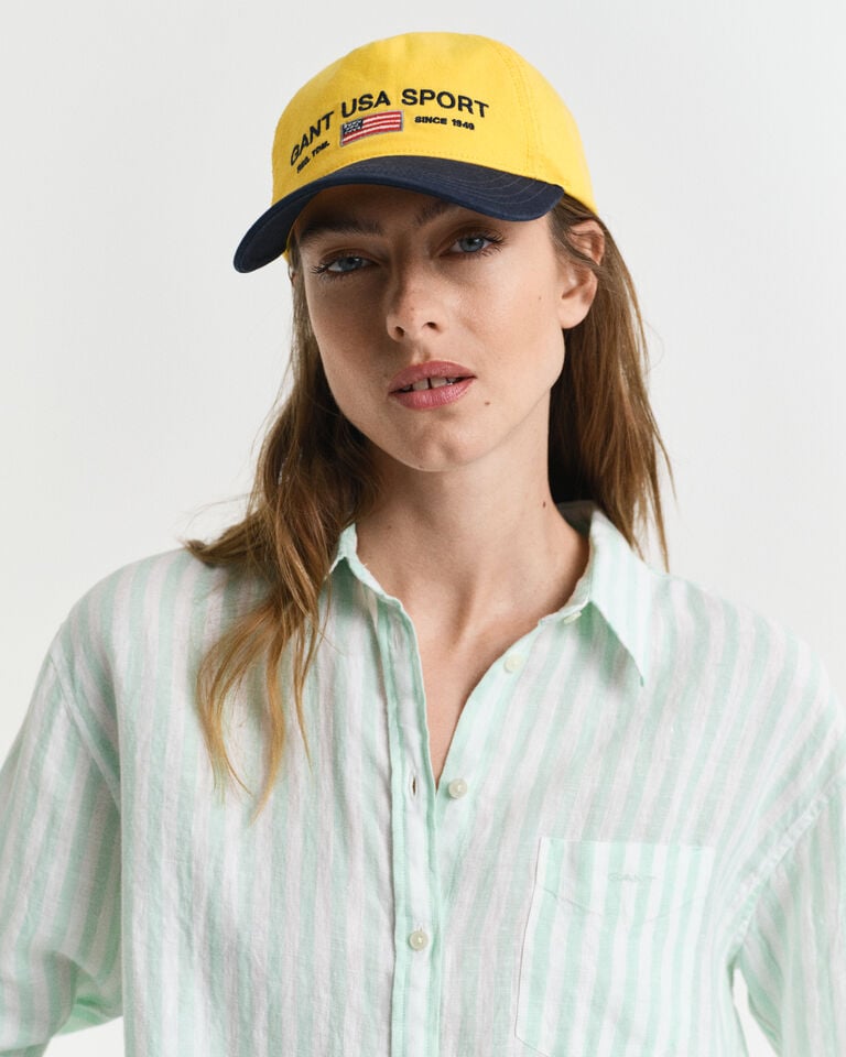 Gant Camisa Relaxed Fit de lino a rayas Rebajas de fin de temporada