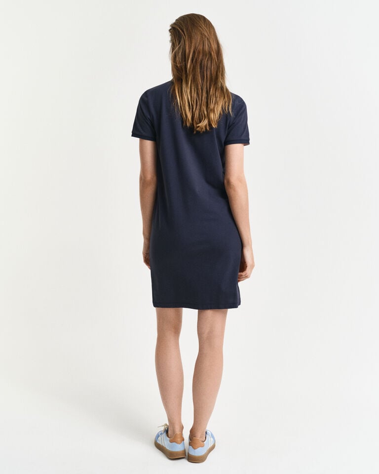 Gant Vestido tipo polo de piqué con cuello en contraste 2025