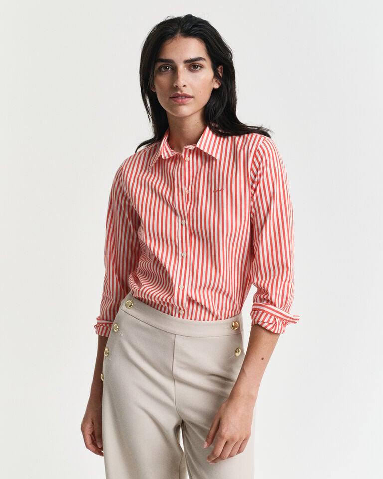 Gant Camisa Regular Fit de popelina a rayas