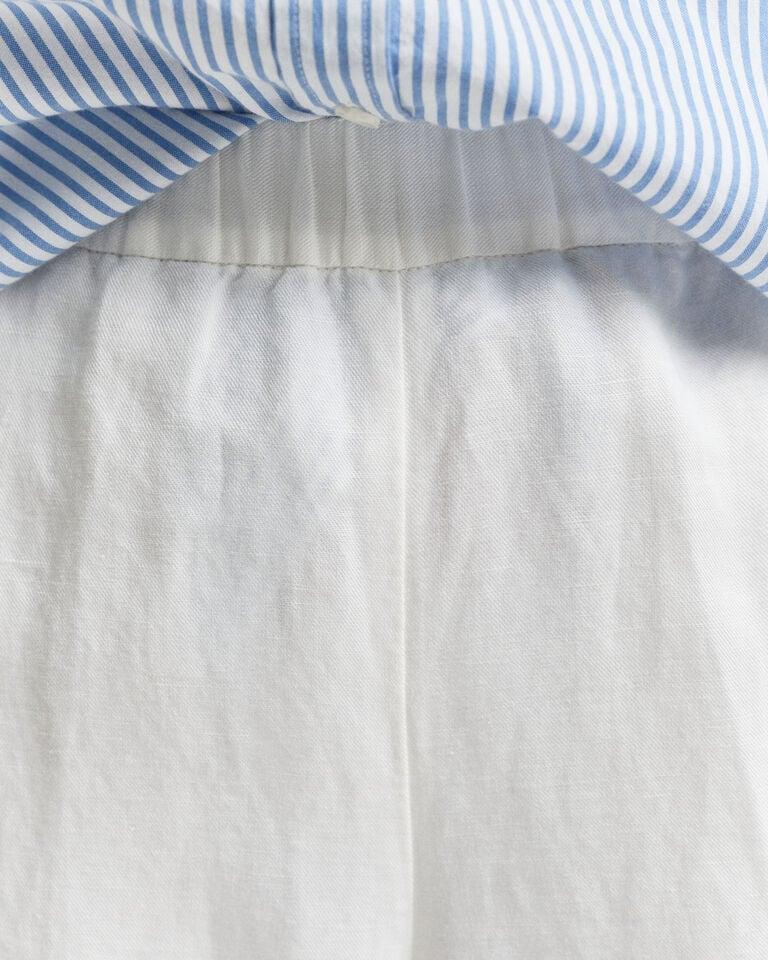 Gant Pantalones Relaxed Fit en mezcla de lino Pull-On Outlet online