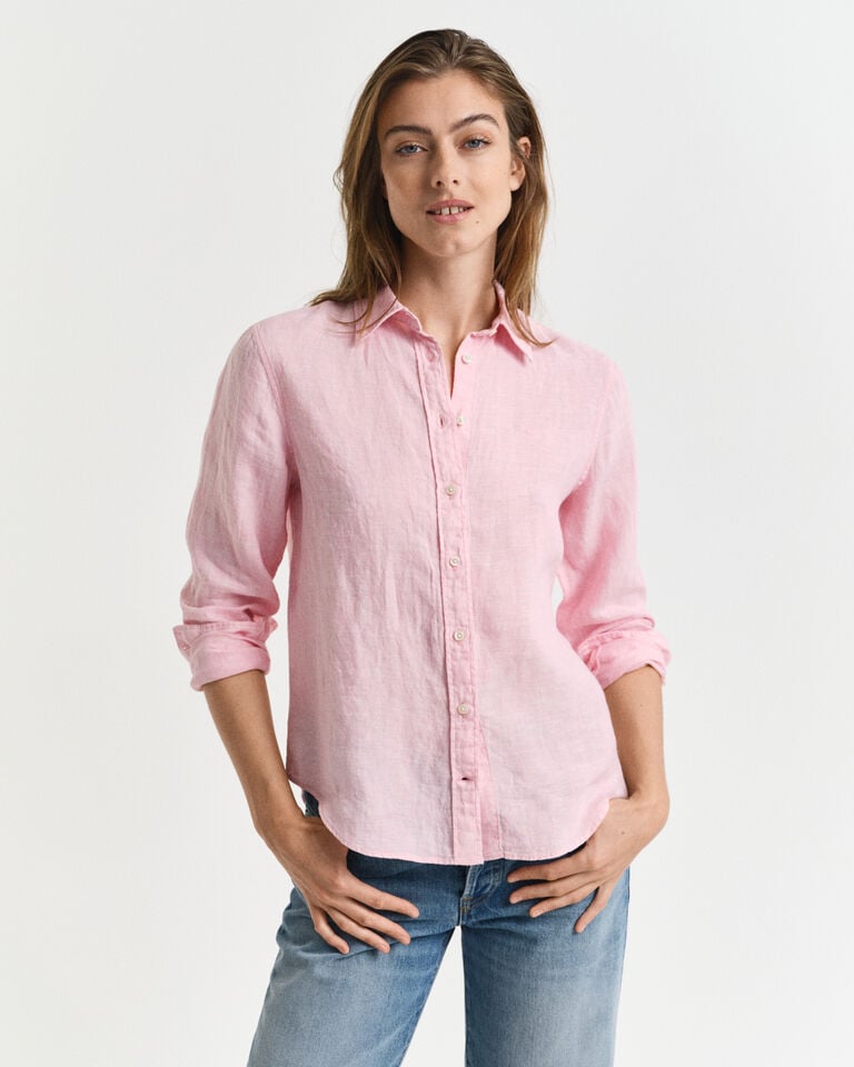 Gant Camisa Regular Fit de lino Ofertas