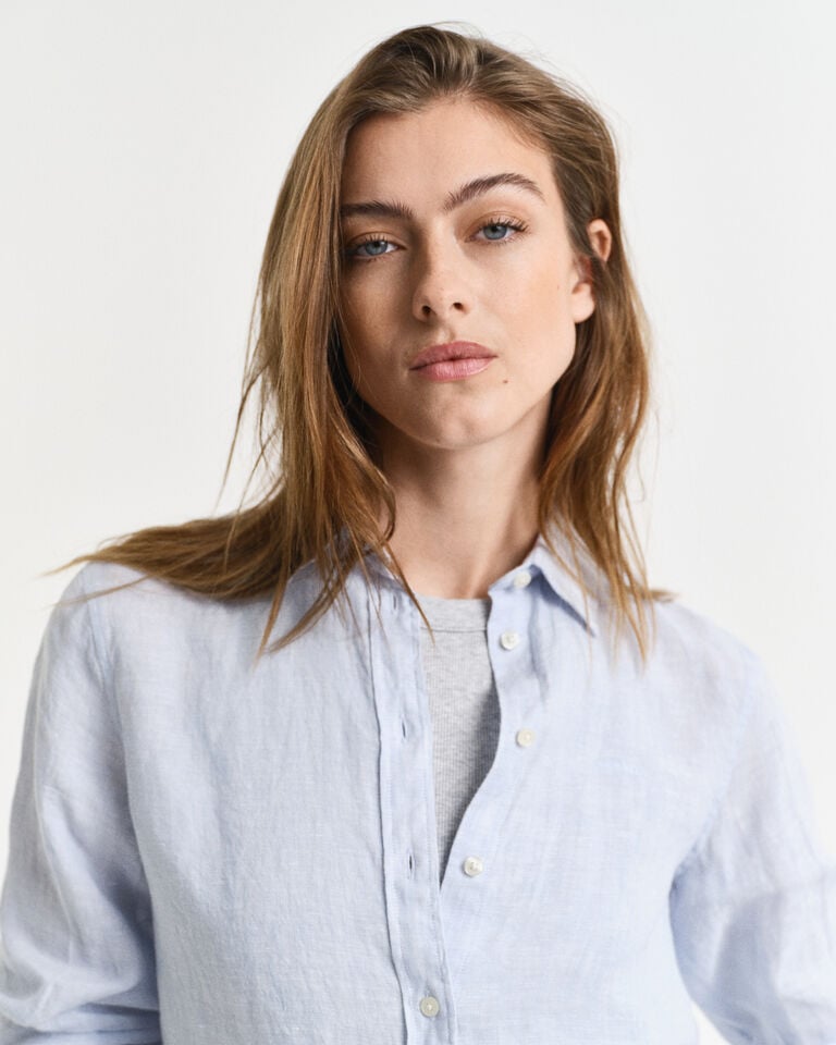 Gant Camisa Regular Fit de lino En oferta