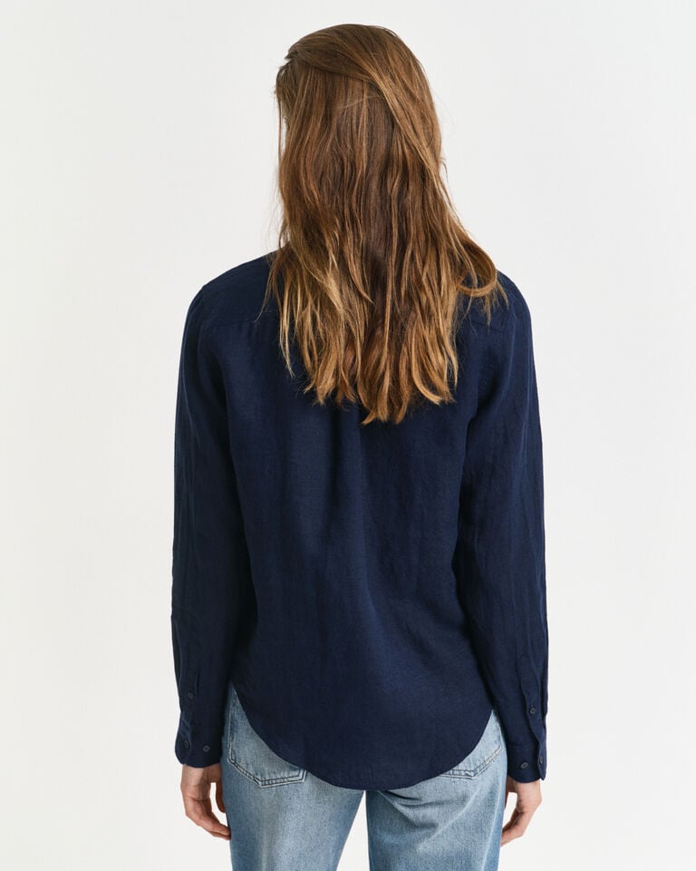 Gant Camisa Regular Fit de lino Descuento