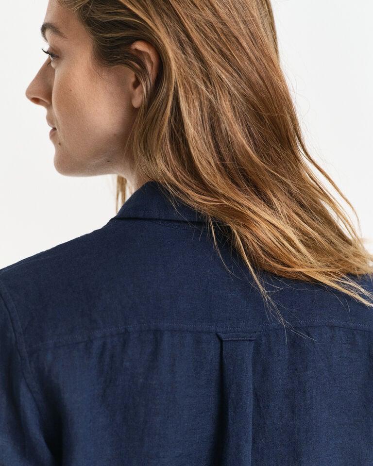 Gant Camisa Regular Fit de lino Descuento