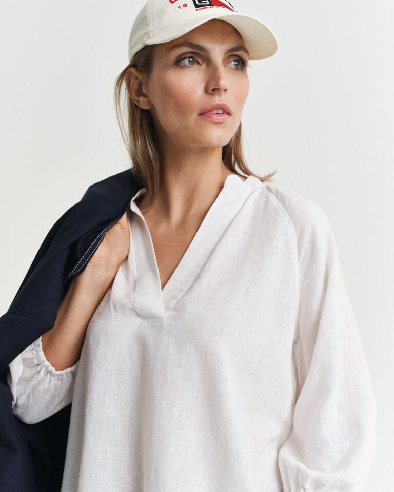 Gant Blusa de manga corta de lino Envío gratis