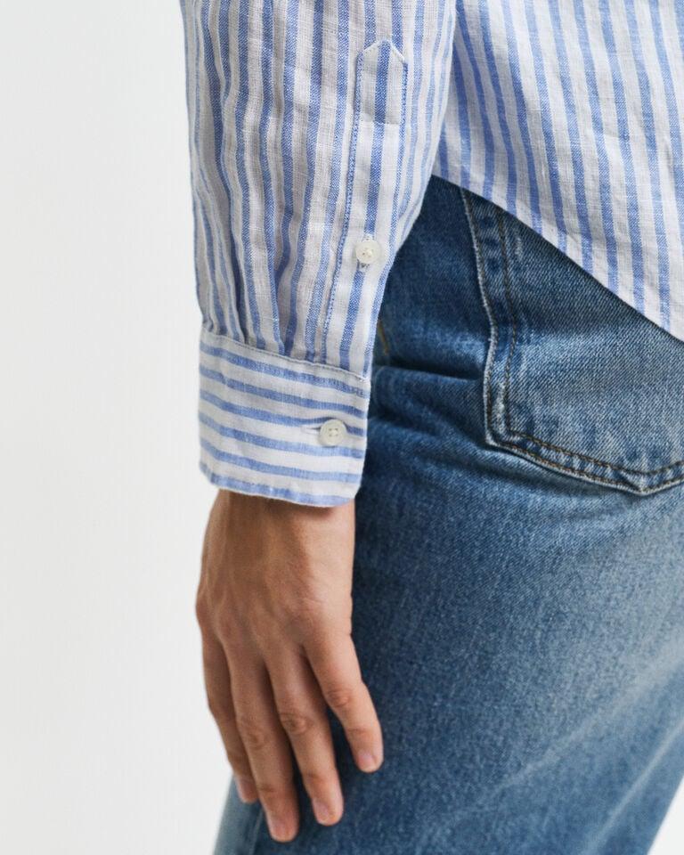 Gant Camisa Regular Fit de lino a rayas ÚLTIMAS EDICIONES