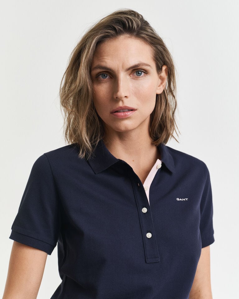 Gant Polo de piqué con cuello Contrast Oferta especial de fábrica