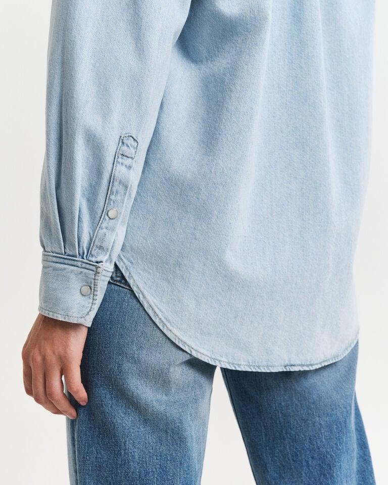 Gant Camisa vaquera Relaxed Fit Pocket Detail Ahorra y exporta
