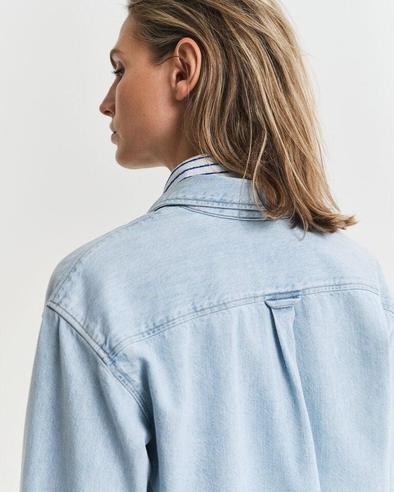 Gant Camisa vaquera Relaxed Fit Pocket Detail Ahorra y exporta