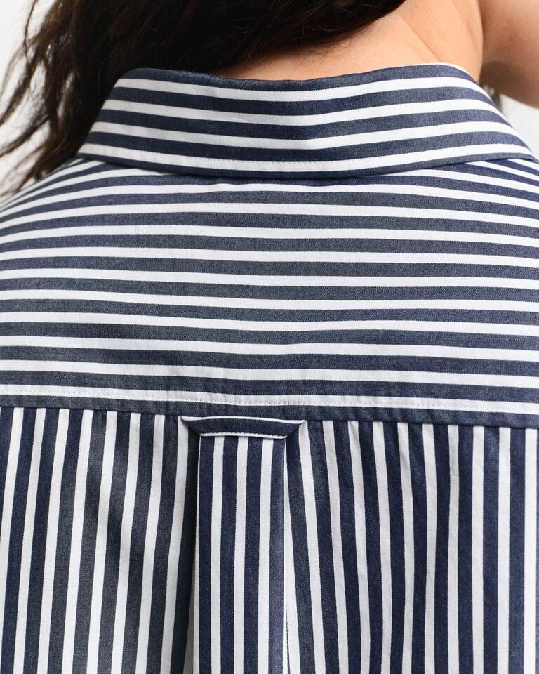 Gant Camisa Regular Fit de popelina a rayas Ofertas de temporada
