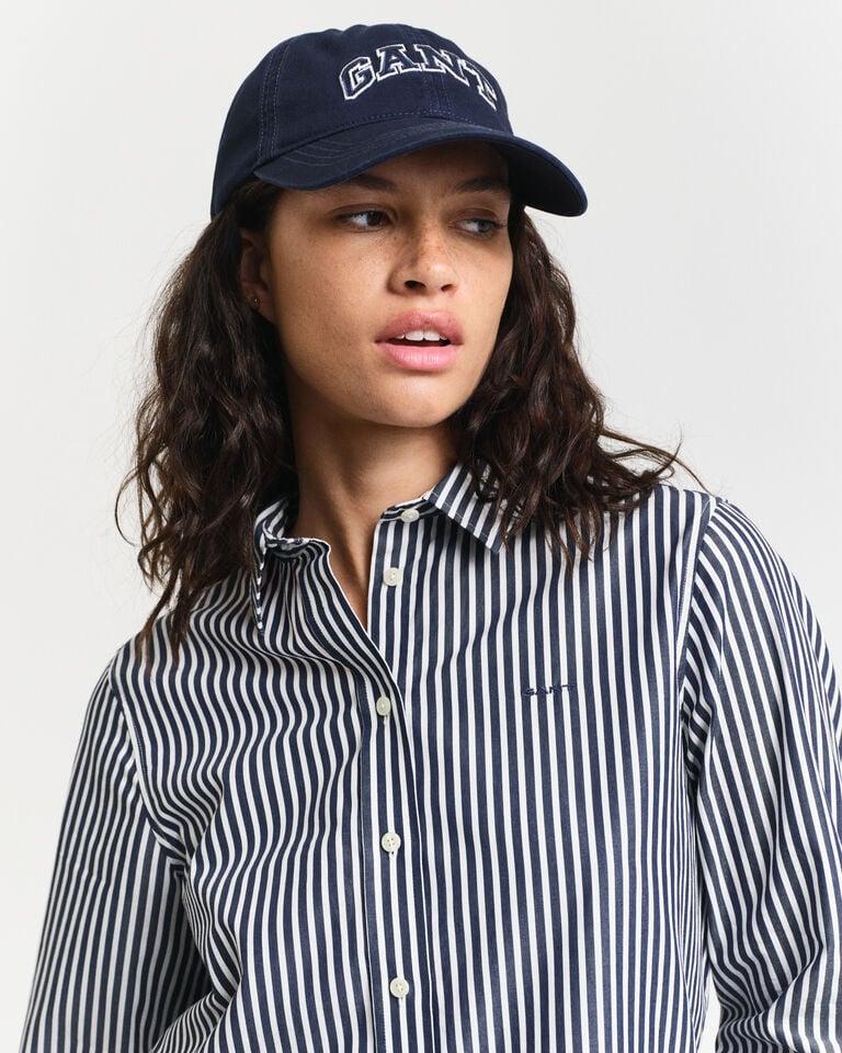 Gant Camisa Regular Fit de popelina a rayas Ofertas de temporada
