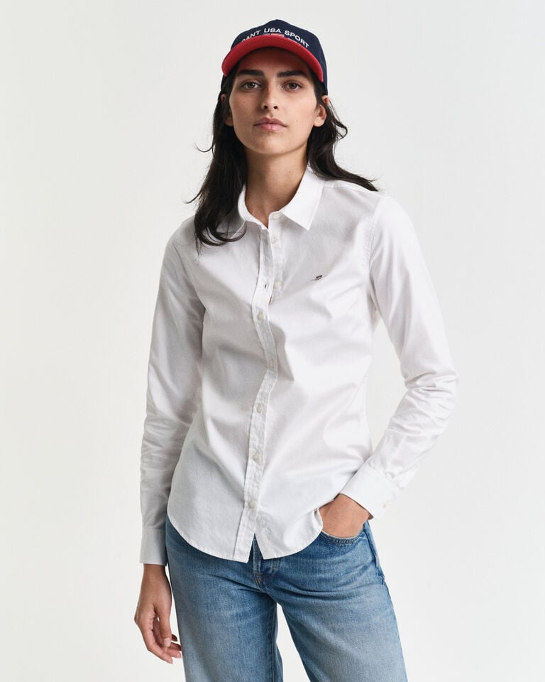 Gant Camisa Oxford Slim Fit elástica