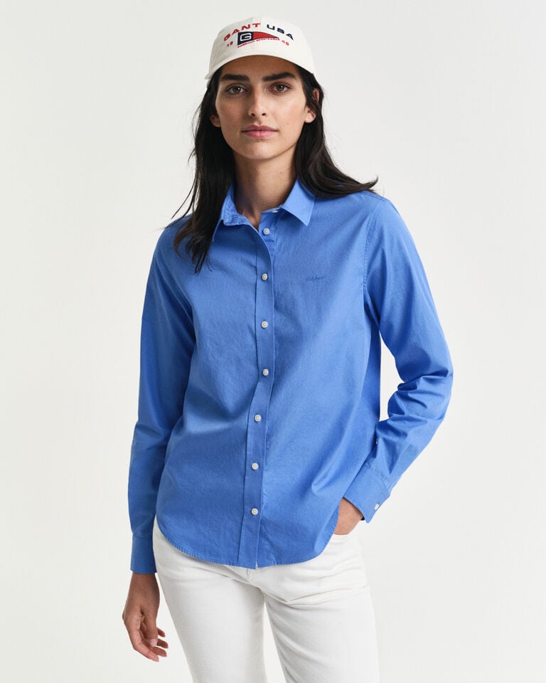 Gant Camisa de popelina clásica Regular Fit Outlet online
