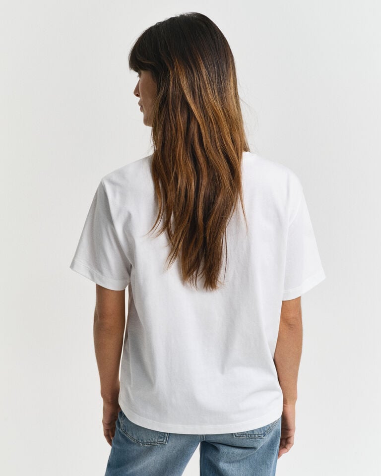 Gant Camiseta de cuello redondo Sailing Graphic Descuentos del mes