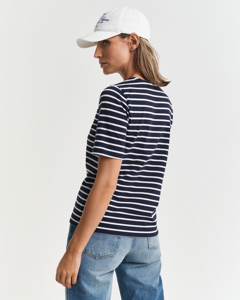 Gant Camiseta de rayas bretonas Última moda