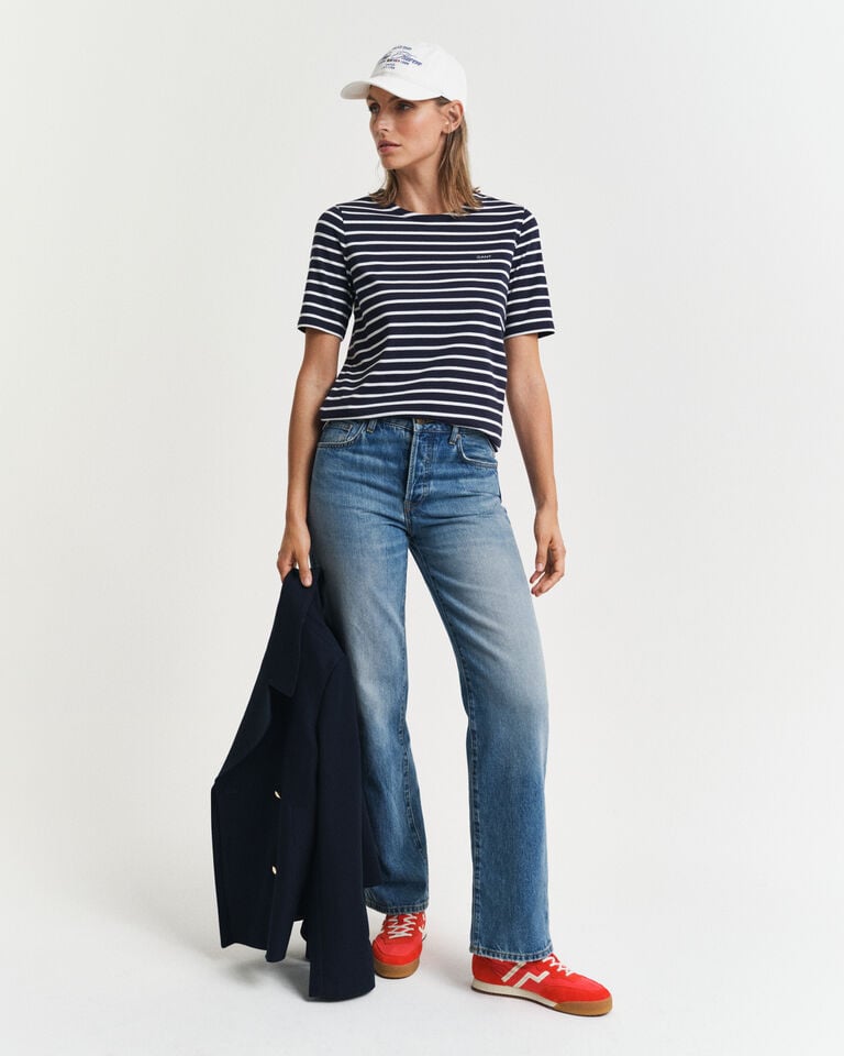 Gant Camiseta de rayas bretonas Última moda