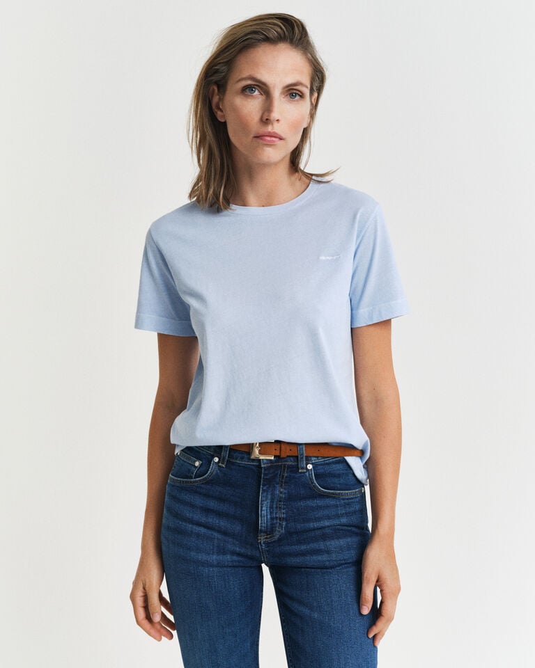 Gant Camiseta de cuello redondo Sunfaded Grandes ahorros
